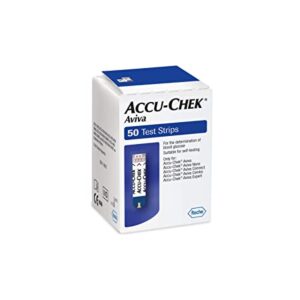 Accu-Chek aviva test strips for precise blood glucose monitoring, essential diabetes supplies available to buy online.