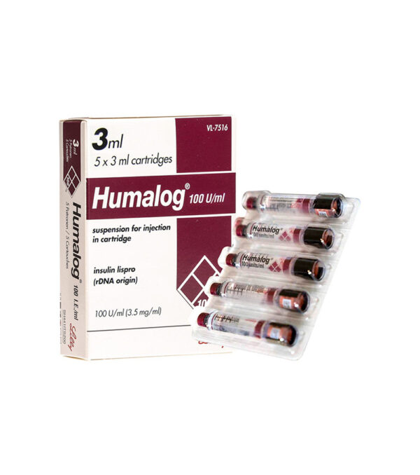 Humalog Cartridges 100 Units