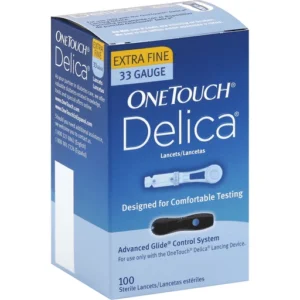 OneTouch Delica Fine Lancets 33 Gauge